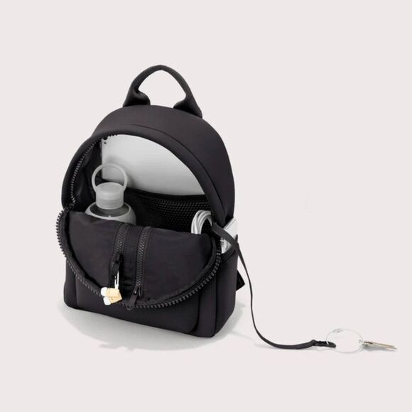 Dagne Dover Black Onyx Neoprene Dakota Backpack - Picture 3 of 9